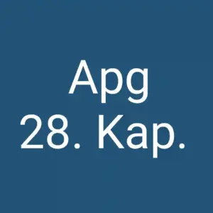 Tägliche christliche Andacht Apg 28