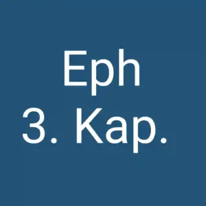 Tägliche christliche Andacht Eph 3