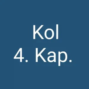 Tägliche christliche Andacht Kol 4