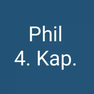 Tägliche christliche Andacht Phil 4