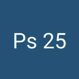 Tägliche christliche Andacht Ps 25