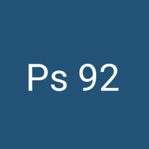 Tägliche christliche Andacht Ps 92
