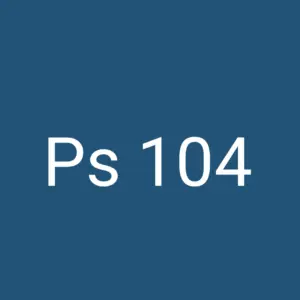 Tägliche christliche Andacht Ps 104