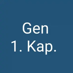 Tägliche christliche Andacht Gen 1