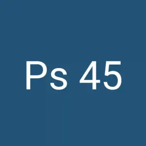 Tägliche christliche Andacht Ps 45