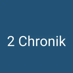 Tägliche christliche Andacht 2 Chronik