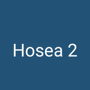 Tägliche christliche Andacht Hosea 2