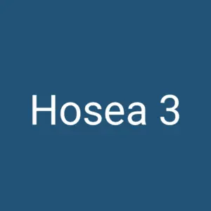 Tägliche christliche Andacht Hosea 3