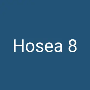 Tägliche christliche Andacht Hosea 8