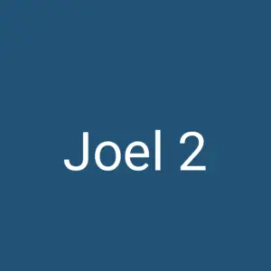 Tägliche christliche Andacht Joel 2