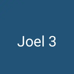 Tägliche christliche Andacht Joel 3