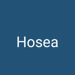 Tägliche christliche Andacht Hosea