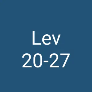Tägliche christliche Andacht Lev 20-27