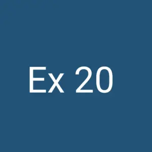 Ex 20