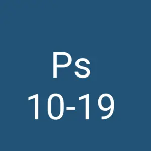 Tägliche christliche Andacht Ps 10-19