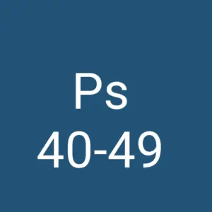 Tägliche christliche Andacht Ps 40-49