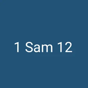 1 Sam 12