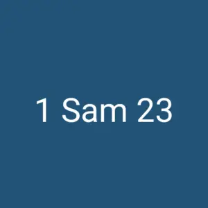 1 Sam 23