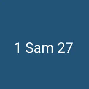 1 Sam 27