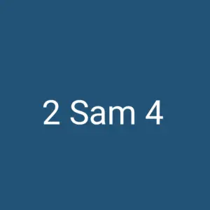 2 Sam 4