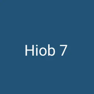 Tägliche christliche Andacht Hiob 7