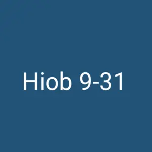 Tägliche christliche Andacht Hiob 9-31