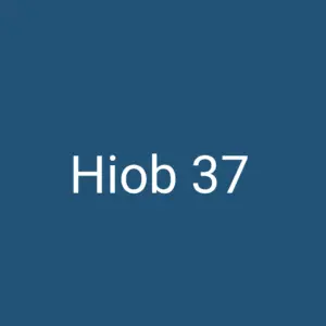 Tägliche christliche Andacht Hiob 37